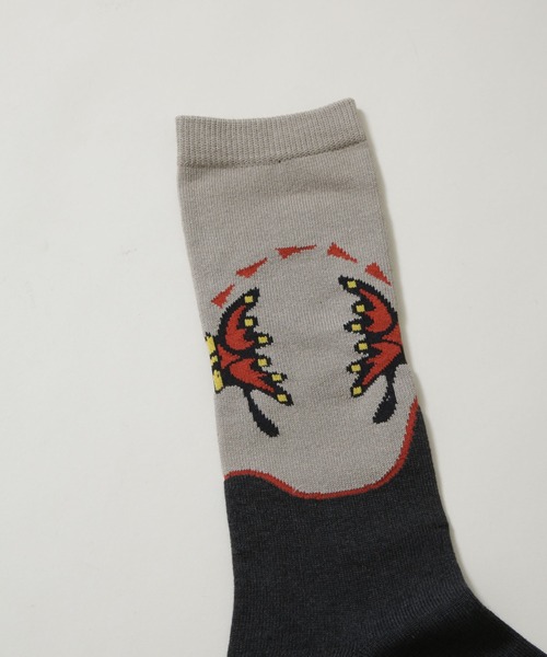 ROSTER SOX(ロスターソックス)の「ROSTER SOX/Western(ソックス/靴下・メンズ・オレンジ/ブルー・25-27)」の3枚目の写真