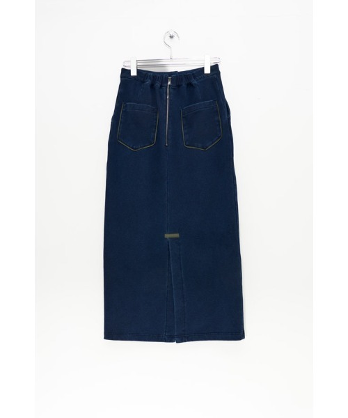 Muel Chic(ミュエルシック)の「Nove sweat denim skirt ノーヴェスウェットデニムスカート(スカート・レディース・ブルー/ブラック/インディゴブルー・FREE)」の17枚目の写真