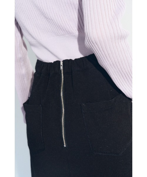 Muel Chic(ミュエルシック)の「Nove sweat denim skirt ノーヴェスウェットデニムスカート(スカート・レディース・ブルー/ブラック/インディゴブルー・FREE)」の8枚目の写真