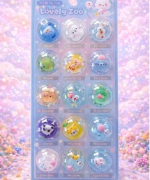 Curaful（クラフル）の「３Dアニマルパーツ・シール（ステッカー/テープ）」