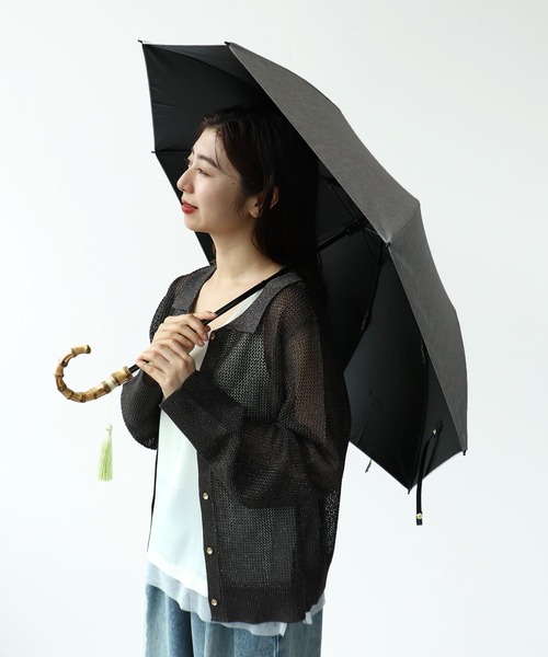 Cepica（セピカ）の「【Wpc.】UVO 完全遮光2段無地タッセル mini（折りたたみ傘・レディース・ブラック/グレー/オフホワイト・FREE）」の3枚目の写真