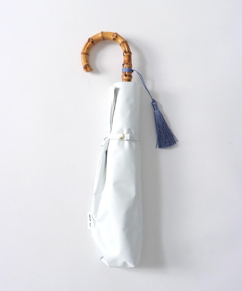 Cepica（セピカ）の「【Wpc.】UVO 完全遮光2段無地タッセル mini（折りたたみ傘・レディース・ブラック/グレー/オフホワイト・FREE）」の7枚目の写真