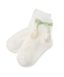 petit main | お花モチーフクルーソックス(ソックス/靴下)