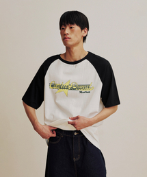 Logo Star Raglan T-Shirt - Black