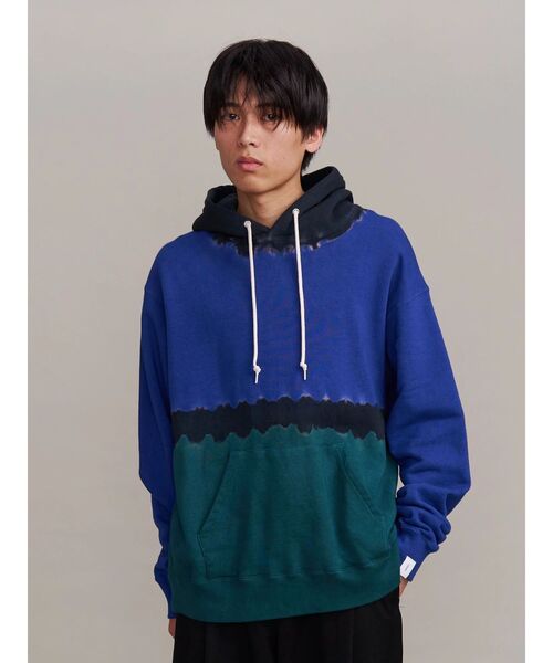 UN3D.（アンスリード）の「【COTTON RESEARCH CLUB】 ARIMATSU SHIBORI HOODIES（パーカー・レディース・ターコイズブルー/ブルー・38/44/42）」の22枚目の写真