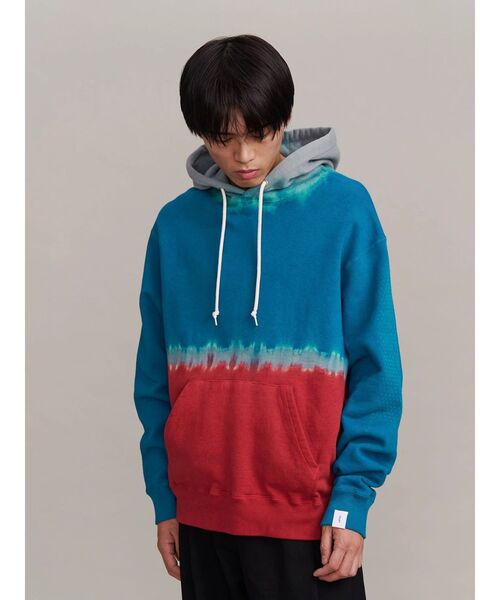 UN3D.（アンスリード）の「【COTTON RESEARCH CLUB】 ARIMATSU SHIBORI HOODIES（パーカー・レディース・ターコイズブルー/ブルー・38/44/42）」の8枚目の写真