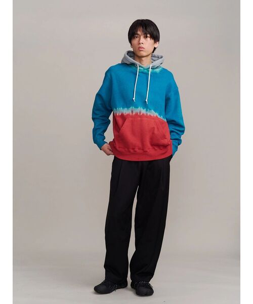 UN3D.（アンスリード）の「【COTTON RESEARCH CLUB】 ARIMATSU SHIBORI HOODIES（パーカー・レディース・ターコイズブルー/ブルー・38/44/42）」の9枚目の写真