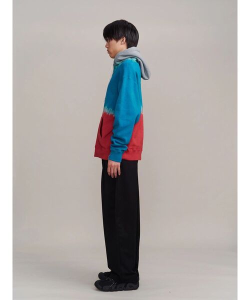 UN3D.（アンスリード）の「【COTTON RESEARCH CLUB】 ARIMATSU SHIBORI HOODIES（パーカー・レディース・ターコイズブルー/ブルー・38/44/42）」の10枚目の写真