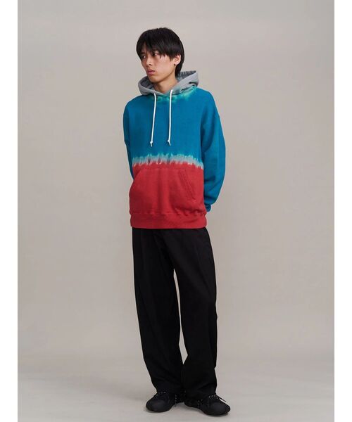 UN3D.（アンスリード）の「【COTTON RESEARCH CLUB】 ARIMATSU SHIBORI HOODIES（パーカー・レディース・ターコイズブルー/ブルー・38/44/42）」の12枚目の写真