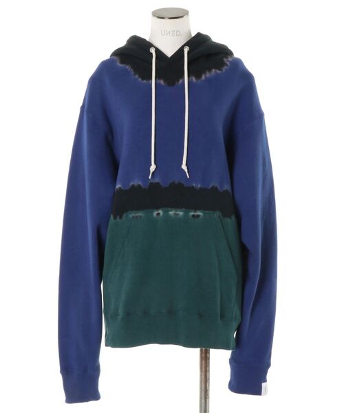 UN3D.（アンスリード）の「【COTTON RESEARCH CLUB】 ARIMATSU SHIBORI HOODIES（パーカー・レディース・ターコイズブルー/ブルー・38/44/42）」の13枚目の写真
