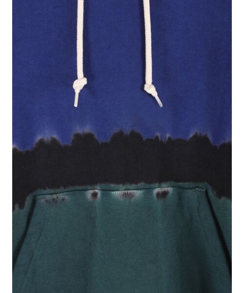 UN3D.（アンスリード）の「【COTTON RESEARCH CLUB】 ARIMATSU SHIBORI HOODIES（パーカー・レディース・ターコイズブルー/ブルー・38/44/42）」の5枚目の写真