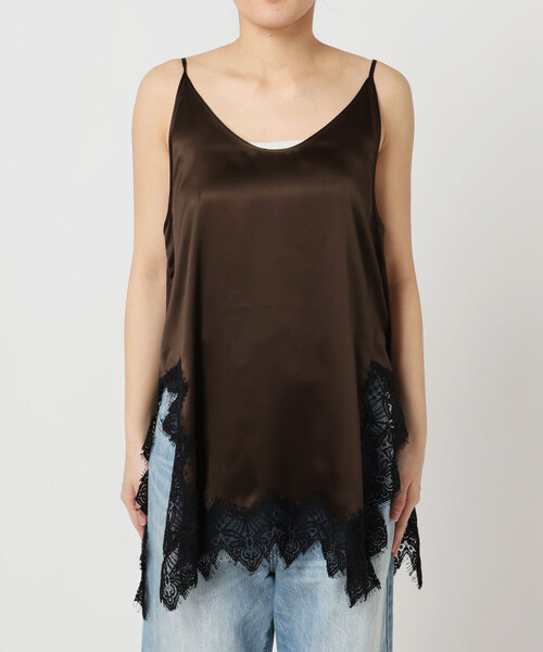 plage（プラージュ）の「R’IAM レースタンク（キャミソール・レディース・ブラウン/ホワイト・FREE）」の21枚目の写真