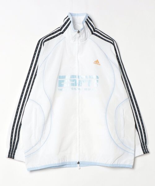 adidas（アディダス）の「チームガイスト 2.0 トラックトップ / ジャージ / トラックジャケット / アディダスオリジナルス adidas Originals（ジャージ・レディース・ブルー/ホワイト・XX-LARGE/LARGE/MEDIUM/SMALL/X-LARGE/X-SMALL）」の11枚目の写真