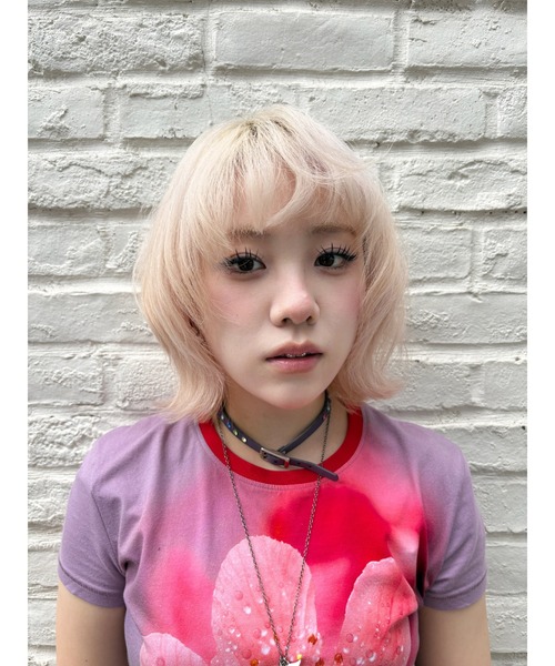 Desigual(デシグアル)の「桜フォトプリントリンガーTシャツ(Tシャツ/カットソー・レディース・レッド・XS/S/M/L/XL)」の4枚目の写真