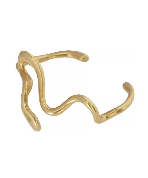 Ameri（アメリ）の「TWISTING WAVE DESIGN BANGLE（ブレスレット・レディース・ゴールド/シルバー・FREE）」の8枚目の写真