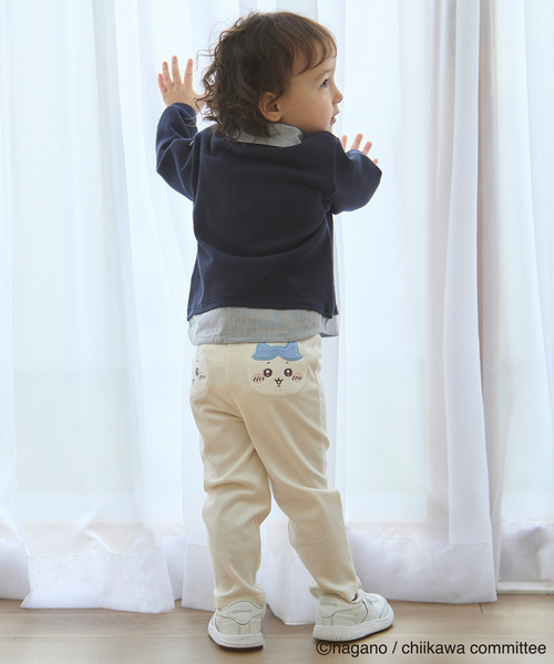 petit main（プティマイン）の「【アニメちいかわ】ポケットレギンス（レギンス/スパッツ・キッズ・ブルー/オフホワイト/ブラック・100cm/120cm/90cm/80ｃｍ/110cm）」の2枚目の写真