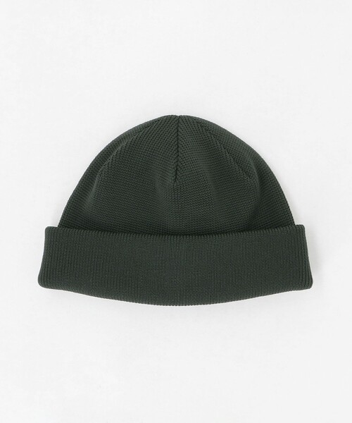 green label relaxing（グリーンレーベルリラクシング）の「GLR ロー ニットキャップ（ニットキャップ/ビーニー・メンズ・ダークグリーン/ナチュラル/ブラック/オレンジ/ロイヤルブルー・FREE）」の4枚目の写真