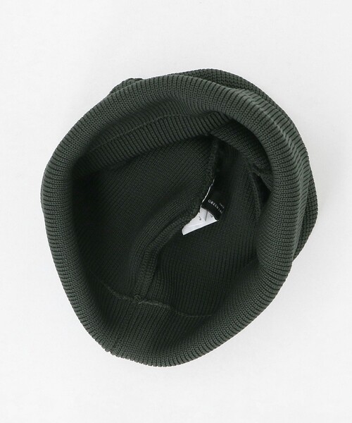green label relaxing（グリーンレーベルリラクシング）の「GLR ロー ニットキャップ（ニットキャップ/ビーニー・メンズ・ダークグリーン/ナチュラル/ブラック/オレンジ/ロイヤルブルー・FREE）」の18枚目の写真