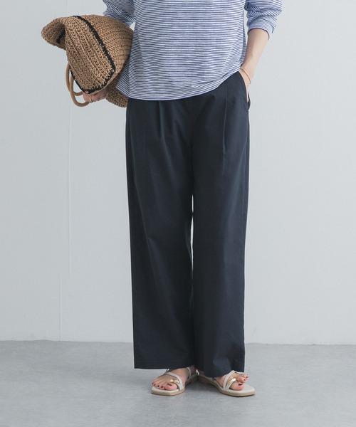 URBAN RESEARCH DOORS（アーバンリサーチドアーズ）の「レーヨンコットンイージーパンツ｜春服/イージー/ウエストゴム/オフィスカジュアル/通勤（その他パンツ・レディース・ベージュ系その他/ネイビー/ブラック・SMALL/MEDIUM）」の21枚目の写真