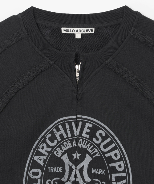 Millo Archive（ミロ アーカイブ）の「デニッシュボルドジップアップ[チャコール]（ナイロンジャケット・メンズ・その他・MEDIUM/LARGE/X-LARGE）」の2枚目の写真
