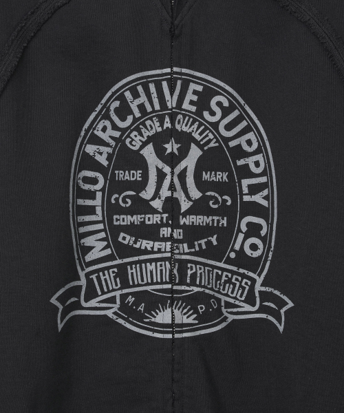 Millo Archive（ミロ アーカイブ）の「デニッシュボルドジップアップ[チャコール]（ナイロンジャケット・メンズ・その他・MEDIUM/LARGE/X-LARGE）」の3枚目の写真