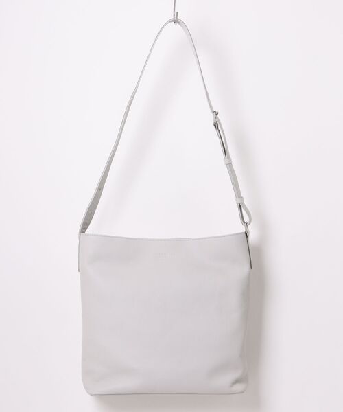 MARGARET HOWELL idea（マーガレット・ハウエルアイデア）の「MARGARET HOWELL idea（マーガレット・ハウエル アイデア）　ディニングトン　ワンショルダー（トートバッグ・レディース・ブラック/グレー/ライトグレー・FREE）」の3枚目の写真