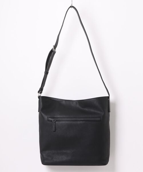 MARGARET HOWELL idea（マーガレット・ハウエルアイデア）の「MARGARET HOWELL idea（マーガレット・ハウエル アイデア）　ディニングトン　ワンショルダー（トートバッグ・レディース・ブラック/グレー/ライトグレー・FREE）」の4枚目の写真