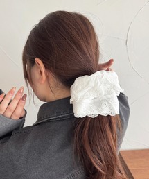 apres jour | 【apres jour×ARIAZ】コットンレースシュシュ(シュシュ)