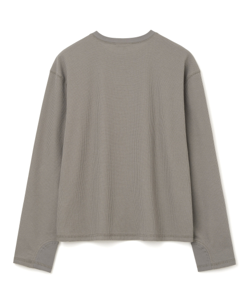 Millo Archive（ミロ アーカイブ）の「ディープワッフルヘンリーネック [モカベージュ]（Tシャツ/カットソー・メンズ・その他・LARGE/X-LARGE/MEDIUM）」の5枚目の写真