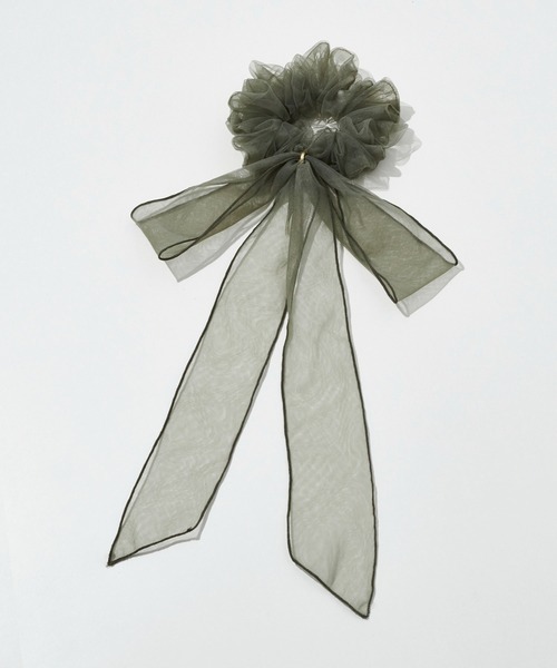 GOLDY(ゴールディ)の「【GOLDY】SCRUNCHIE リボンシュシュ 6260307(シュシュ・レディース・ブラック/ライトピンク/チャコールグレー/ブラウン・FREE)」の8枚目の写真