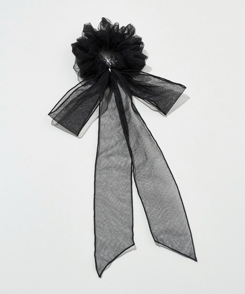GOLDY(ゴールディ)の「【GOLDY】SCRUNCHIE リボンシュシュ 6260307(シュシュ・レディース・ブラック/ライトピンク/チャコールグレー/ブラウン・FREE)」の6枚目の写真