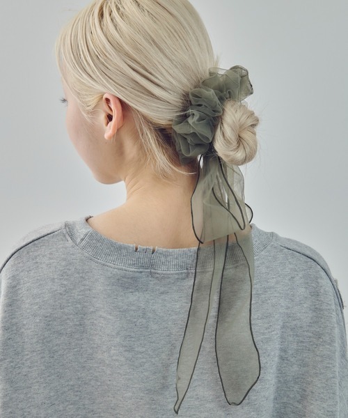 GOLDY(ゴールディ)の「【GOLDY】SCRUNCHIE リボンシュシュ 6260307(シュシュ・レディース・ブラック/ライトピンク/チャコールグレー/ブラウン・FREE)」の16枚目の写真