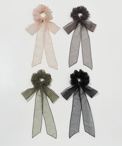 GOLDY(ゴールディ)の「【GOLDY】SCRUNCHIE リボンシュシュ 6260307(シュシュ・レディース・ブラック/ライトピンク/チャコールグレー/ブラウン・FREE)」の18枚目の写真