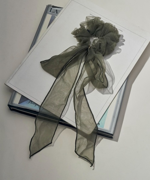 GOLDY(ゴールディ)の「【GOLDY】SCRUNCHIE リボンシュシュ 6260307(シュシュ・レディース・ブラック/ライトピンク/チャコールグレー/ブラウン・FREE)」の19枚目の写真