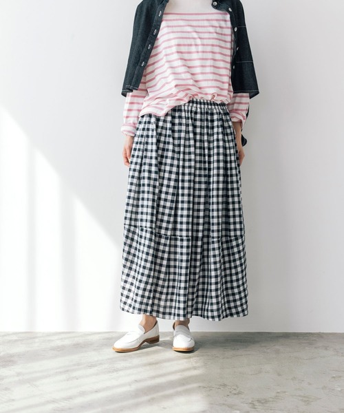 studio CLIP（スタディオクリップ）の「《natural by clip》柔らかデニムショートジャケット（デニムジャケット・レディース・ブルー/ブラック・FREE）」の5枚目の写真