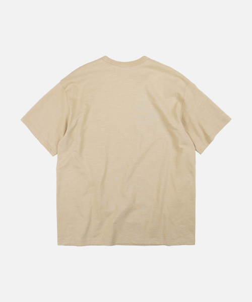 FRIZMWORKS(フリズムワークス)の「SLUB POCKET HALF TEE _ KHAKI BEIGE(Tシャツ/カットソー・メンズ・その他・SMALL/MEDIUM/LARGE/X-LARGE)」の2枚目の写真
