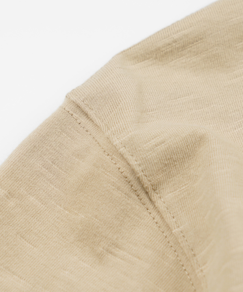 FRIZMWORKS(フリズムワークス)の「SLUB POCKET HALF TEE _ KHAKI BEIGE(Tシャツ/カットソー・メンズ・その他・SMALL/MEDIUM/LARGE/X-LARGE)」の5枚目の写真
