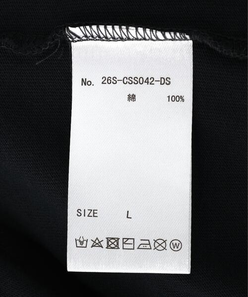 DANKE SCHON（ダンケシェーン）の「DankeSchon/ダンケシェーン/PIGMENT SPRAY S/S TEE JUST（Tシャツ/カットソー・レディース・ブラック・L/M）」の11枚目の写真