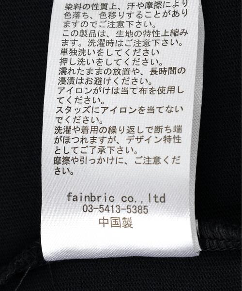 DANKE SCHON（ダンケシェーン）の「DankeSchon/ダンケシェーン/PIGMENT SPRAY S/S TEE JUST（Tシャツ/カットソー・レディース・ブラック・L/M）」の12枚目の写真