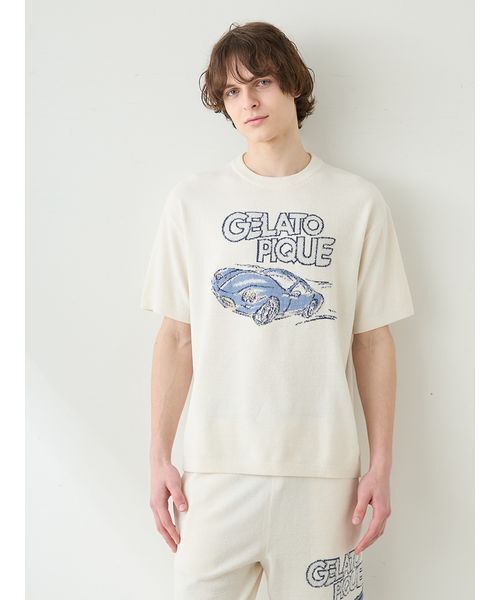 HOMME】エアリーモコスタービークルジャガードプルオーバー（ルーム