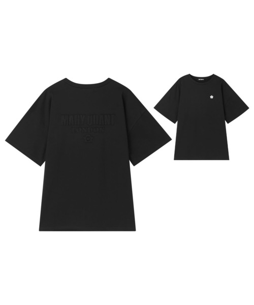 MARY QUANT(マリークワント)の「バックアップリケ Tシャツ(Tシャツ/カットソー・レディース・フューシャピンク/ホワイト/ブルー/ブラック・M)」の13枚目の写真