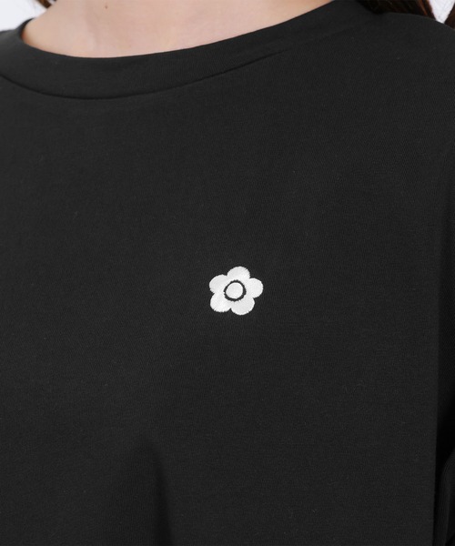MARY QUANT(マリークワント)の「バックアップリケ Tシャツ(Tシャツ/カットソー・レディース・フューシャピンク/ホワイト/ブルー/ブラック・M)」の15枚目の写真