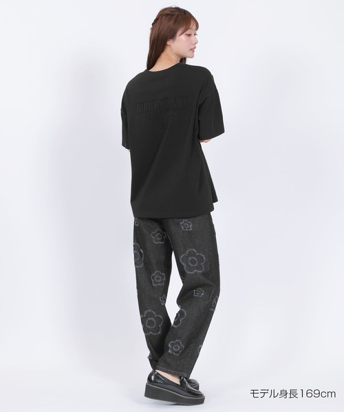 MARY QUANT(マリークワント)の「バックアップリケ Tシャツ(Tシャツ/カットソー・レディース・フューシャピンク/ホワイト/ブルー/ブラック・M)」の17枚目の写真