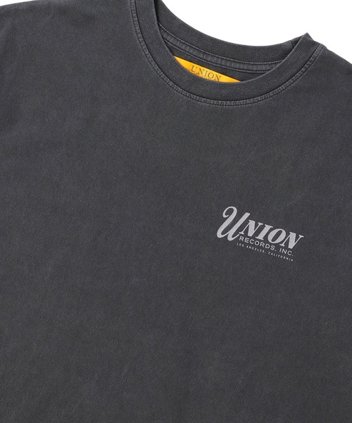UNION（UNION TOKYO）（ユニオン）の「UNION TOKYO RECORD SHOP TEE ユニオントーキョー Tシャツ（Tシャツ/カットソー・メンズ・イエロー/ブラック・XL/L/M/S/XXL）」の7枚目の写真