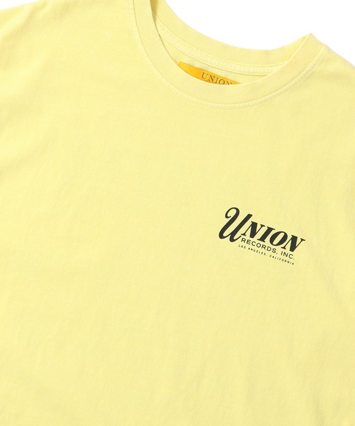UNION（UNION TOKYO）（ユニオン）の「UNION TOKYO RECORD SHOP TEE ユニオントーキョー Tシャツ（Tシャツ/カットソー・メンズ・イエロー/ブラック・XL/L/M/S/XXL）」の10枚目の写真