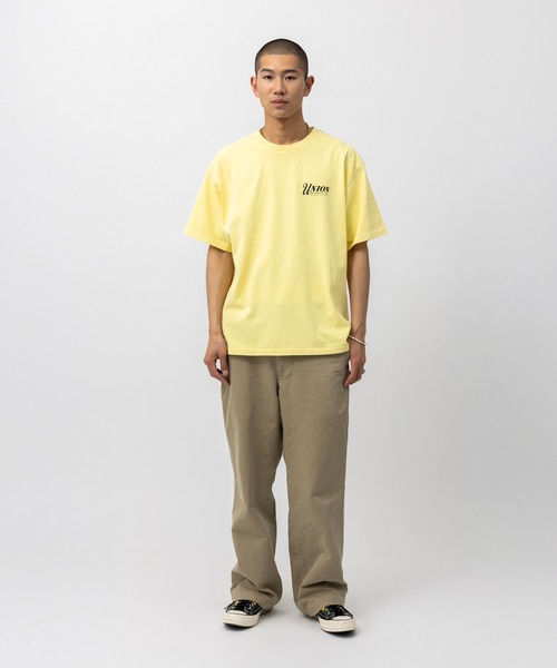UNION（UNION TOKYO）（ユニオン）の「UNION TOKYO RECORD SHOP TEE ユニオントーキョー Tシャツ（Tシャツ/カットソー・メンズ・イエロー/ブラック・XL/L/M/S/XXL）」の3枚目の写真