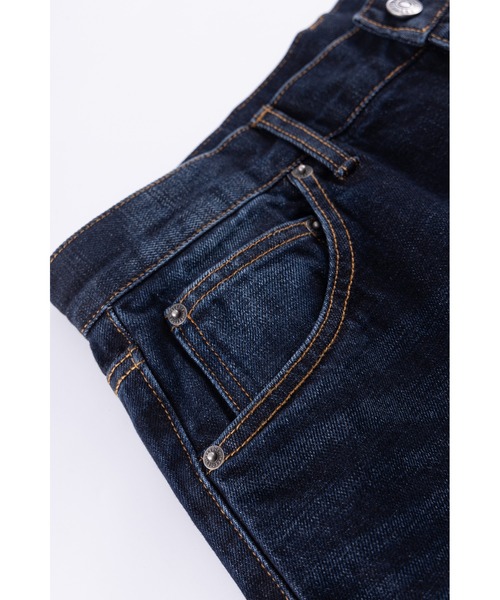 WOKE EDGE（ウォークエッジ）の「デニム｜Star Logo Selvedge Denim｜WOKE EDGE（デニムパンツ・メンズ・ブラック/インディゴブルー・SMALL/LARGE/MEDIUM/X-LARGE）」の6枚目の写真
