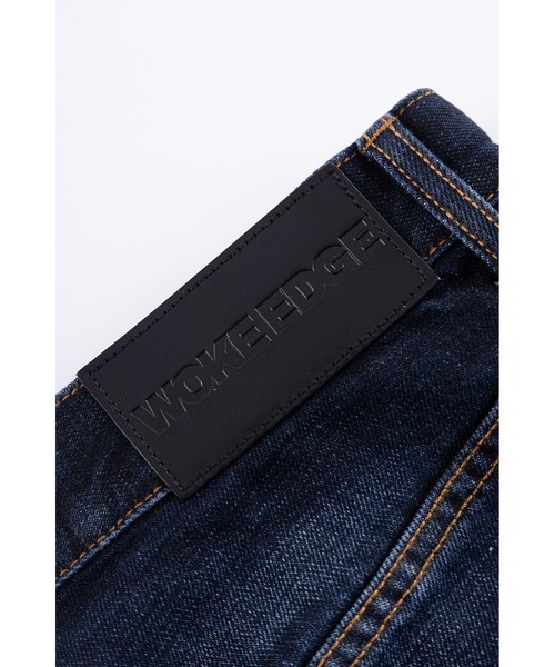 WOKE EDGE（ウォークエッジ）の「デニム｜Star Logo Selvedge Denim｜WOKE EDGE（デニムパンツ・メンズ・ブラック/インディゴブルー・SMALL/LARGE/MEDIUM/X-LARGE）」の13枚目の写真