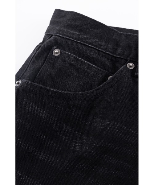WOKE EDGE（ウォークエッジ）の「デニム｜Star Logo Selvedge Denim｜WOKE EDGE（デニムパンツ・メンズ・ブラック/インディゴブルー・SMALL/LARGE/MEDIUM/X-LARGE）」の7枚目の写真
