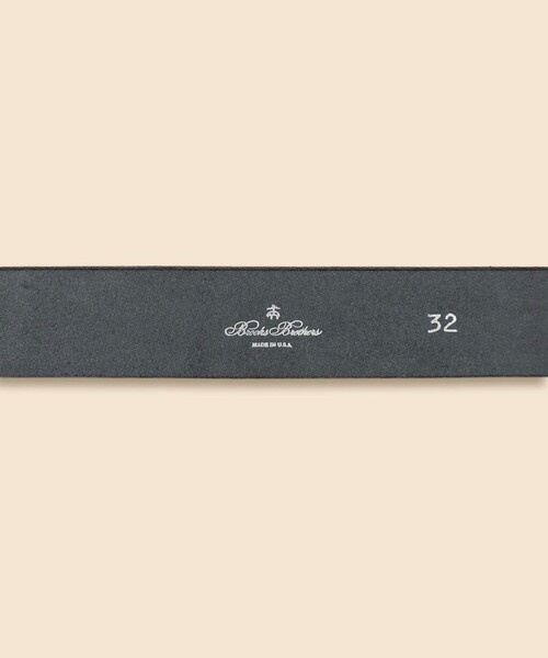 BROOKS BROTHERS(ブルックスブラザーズ)の「カウレザー ストラップベルト Made in USA(ベルト・メンズ・ブラック・30inch/32inch/34inch/36inch/38inch)」の2枚目の写真